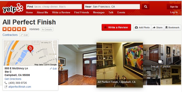 Yelp.com Page